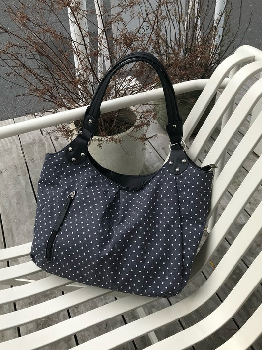 ポルカドットトートバッグ