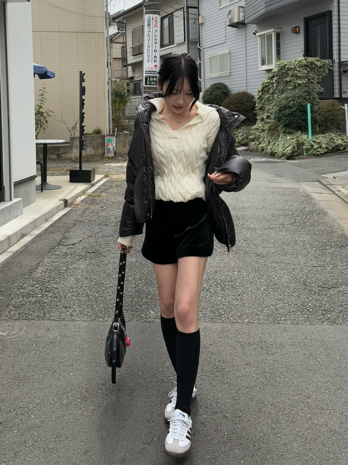 Velour shorts
