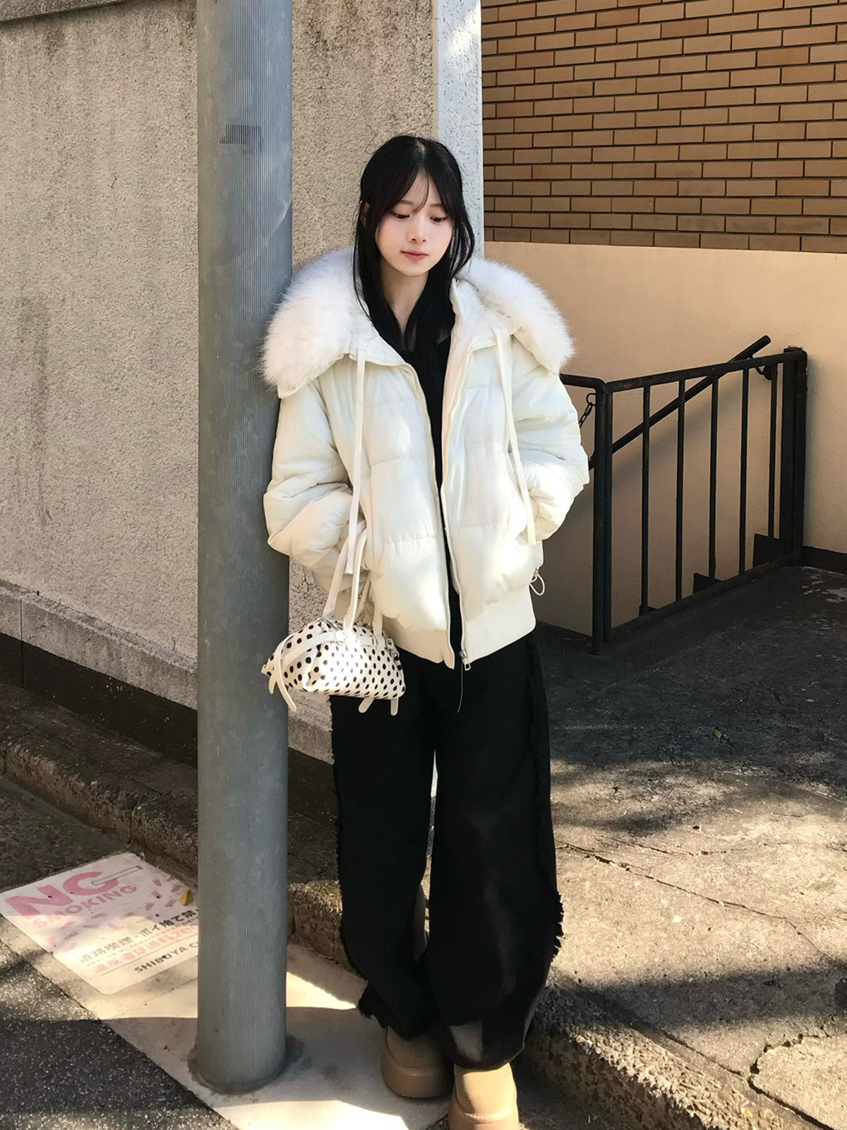 ドットミニショルダーバッグ