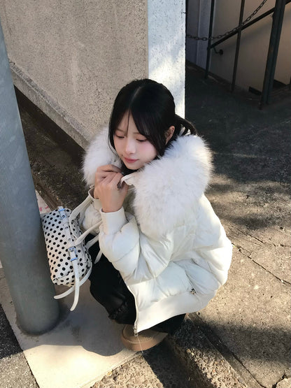 ビッグカラーファータッチブルゾン