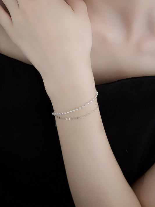 Pearl Double Bracelet