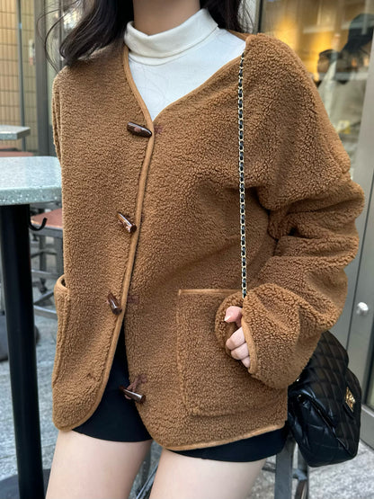 Muffler set boa jacket