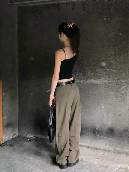 カーブワイドデニムパンツ