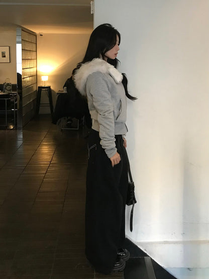 ファータッチフーディーライダースジャケット