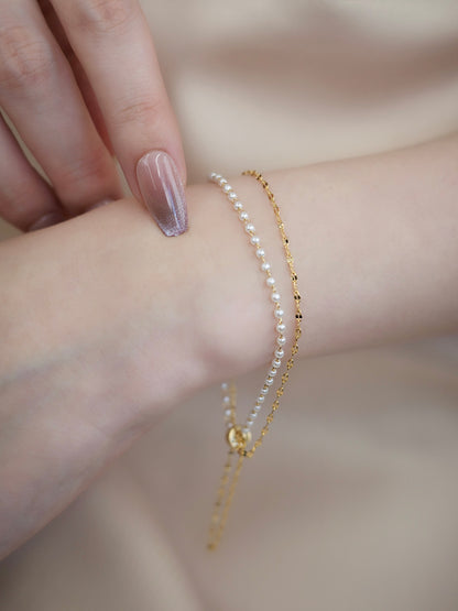 Pearl Double Bracelet