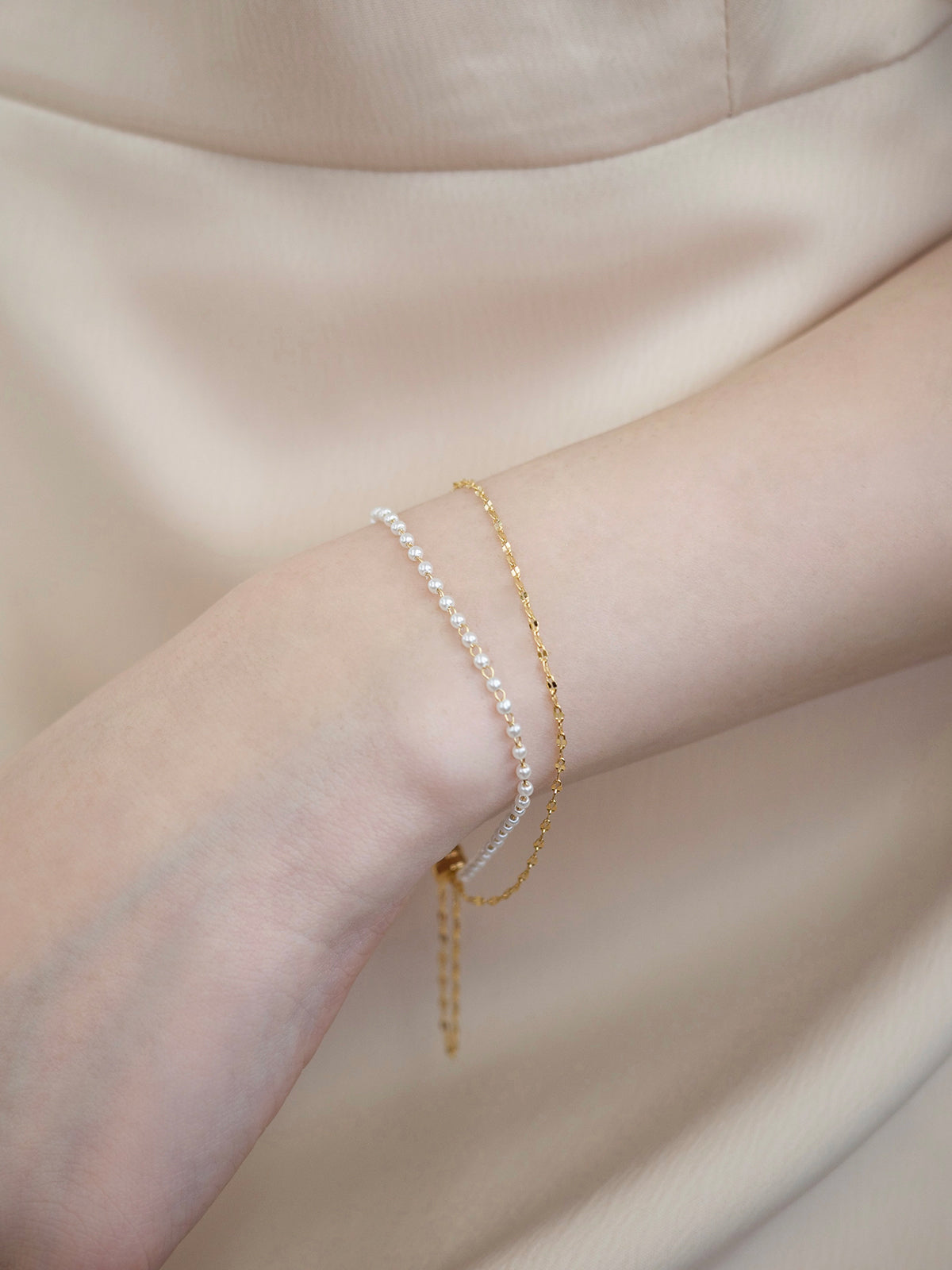 Pearl Double Bracelet