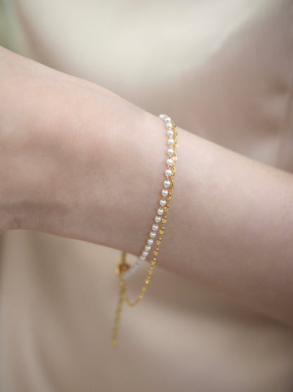 Pearl Double Bracelet