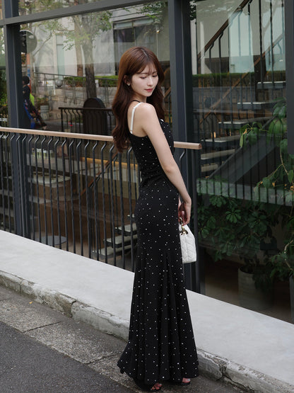 ドッキングリボンマーメイドワンピース