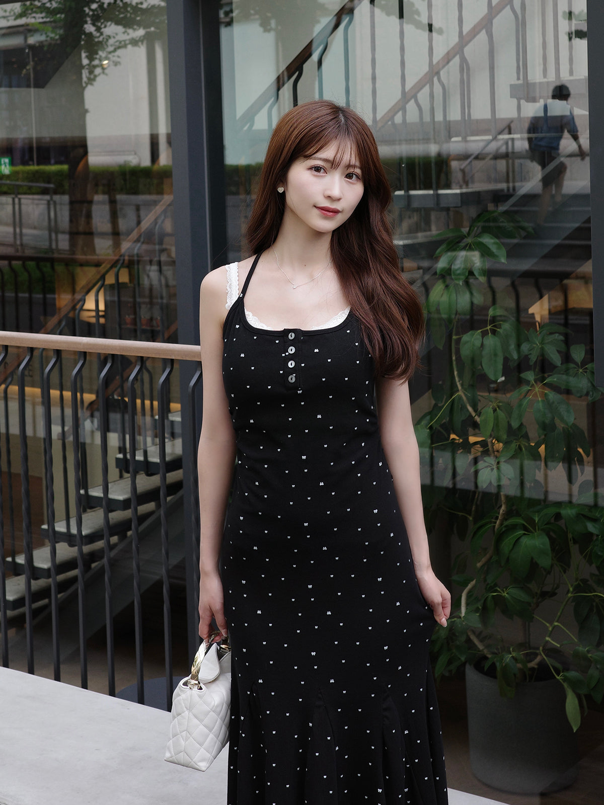 ドッキングリボンマーメイドワンピース