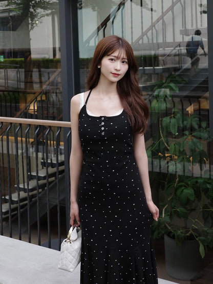 ドッキングリボンマーメイドワンピース