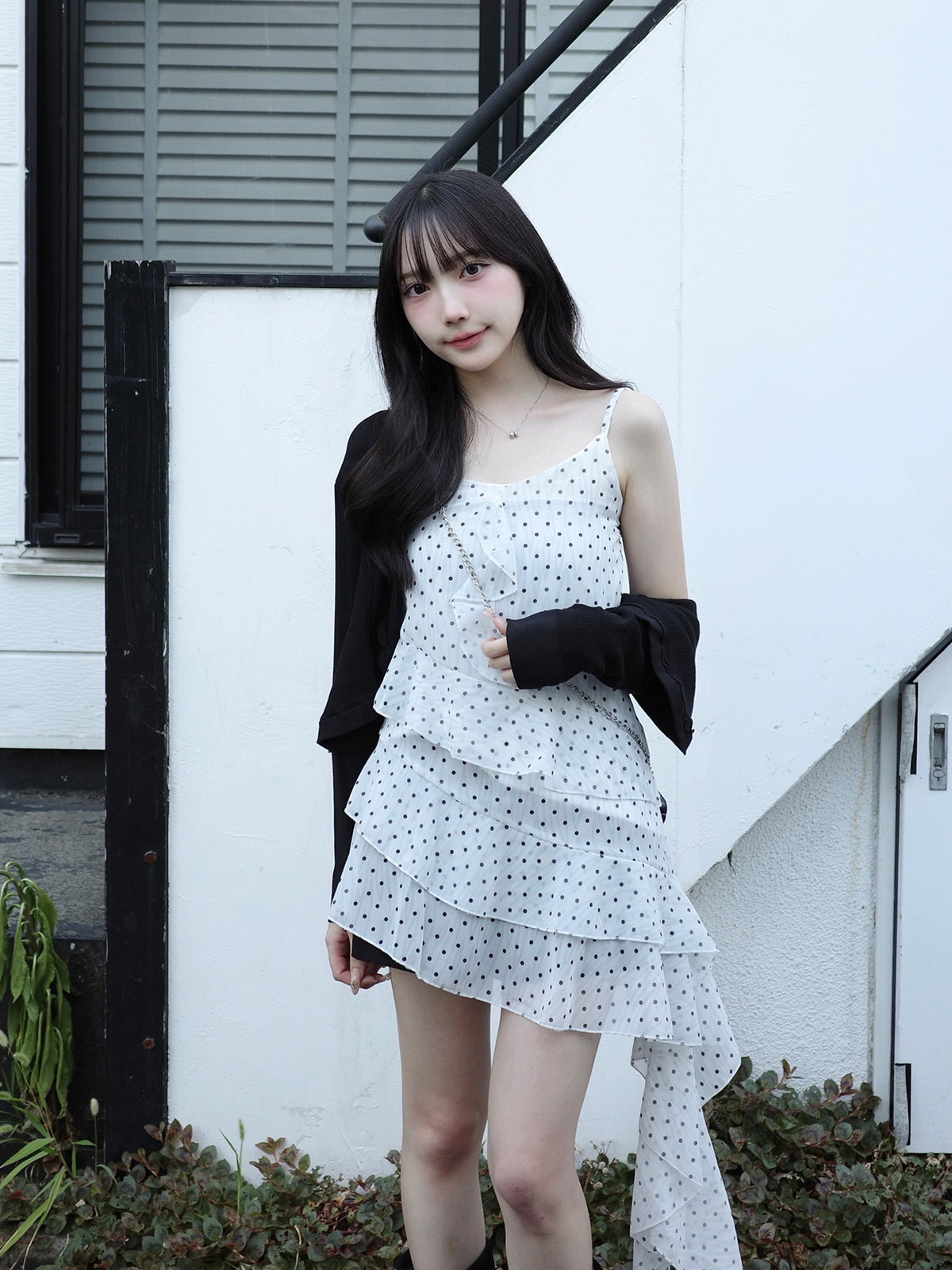 Irehimu Shia Dot Mini Dress