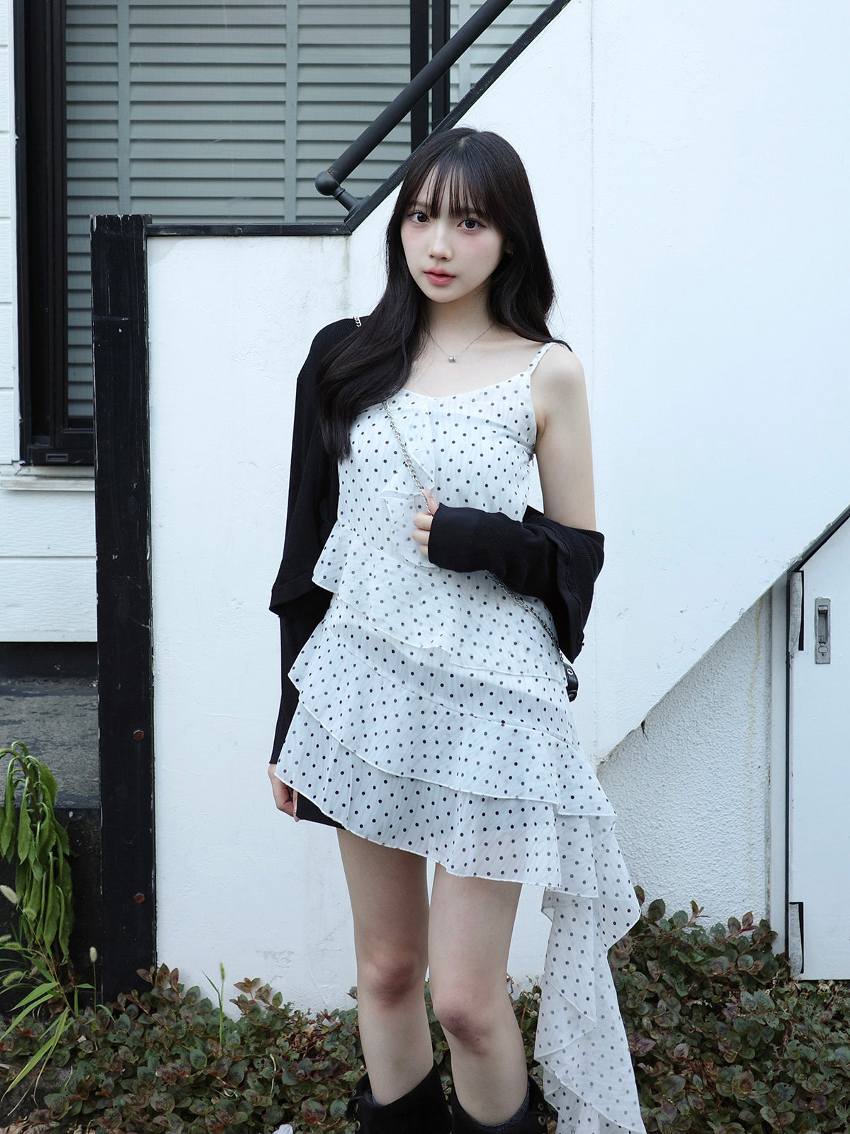 Irehimu Shia Dot Mini Dress