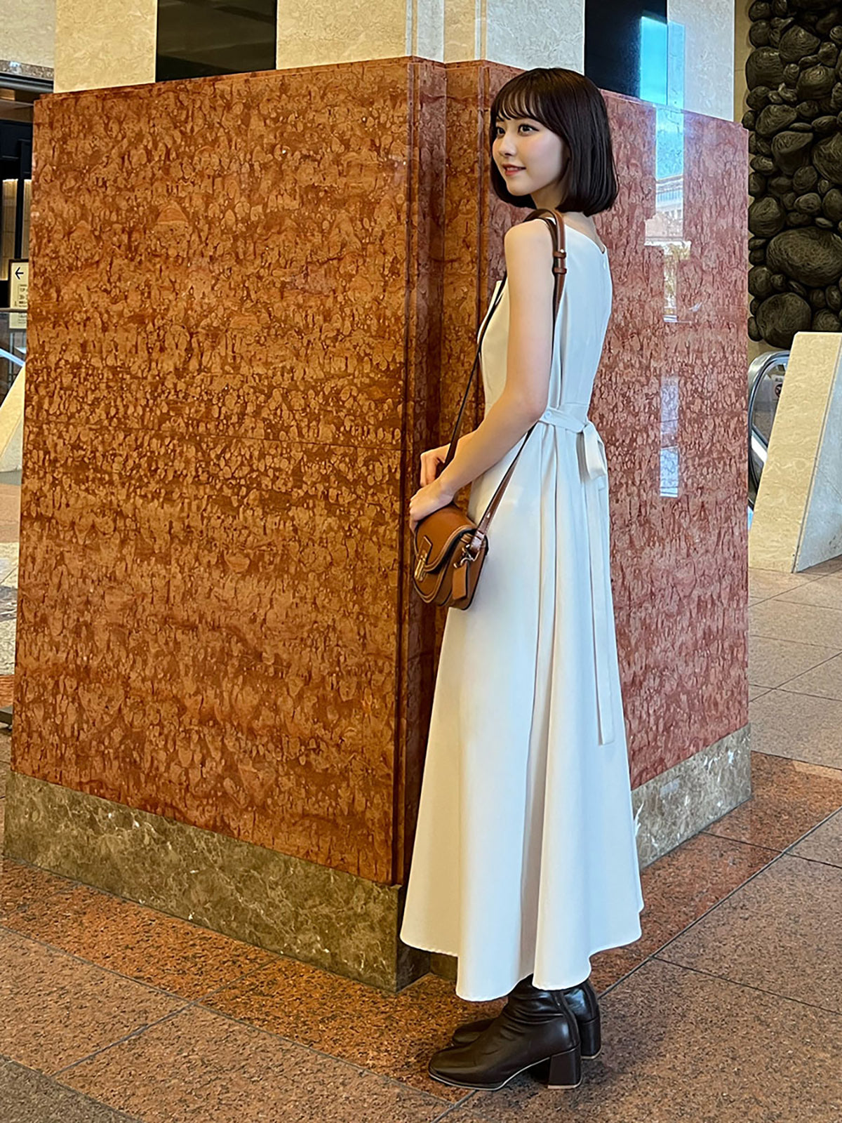 Flared dress knit set
