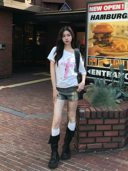 ダブルクロスTシャツ