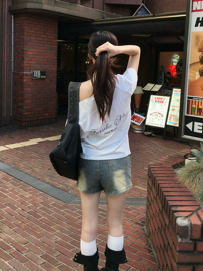 ダブルクロスTシャツ