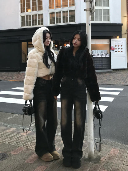 カラーウォッシングデニムパンツ