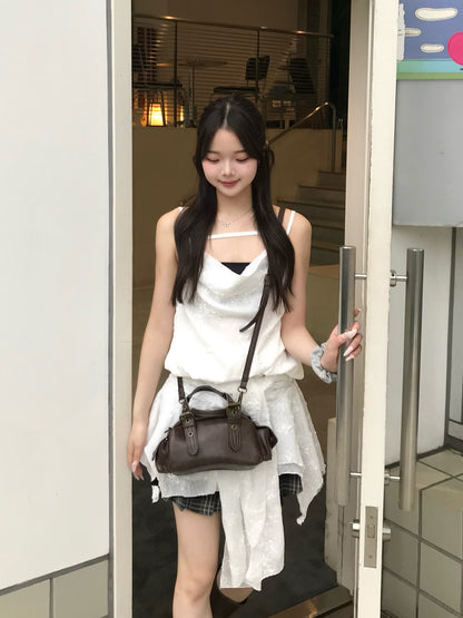 フラワーエンブロイダリーラップワンピース