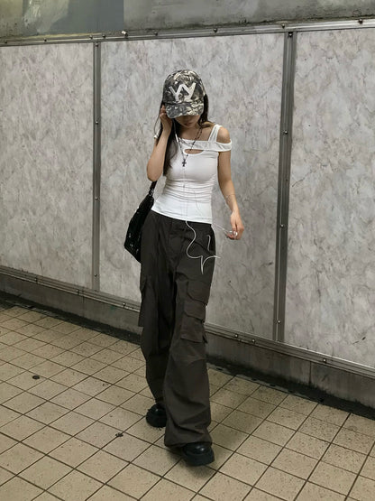 ナイロンカーゴパンツ