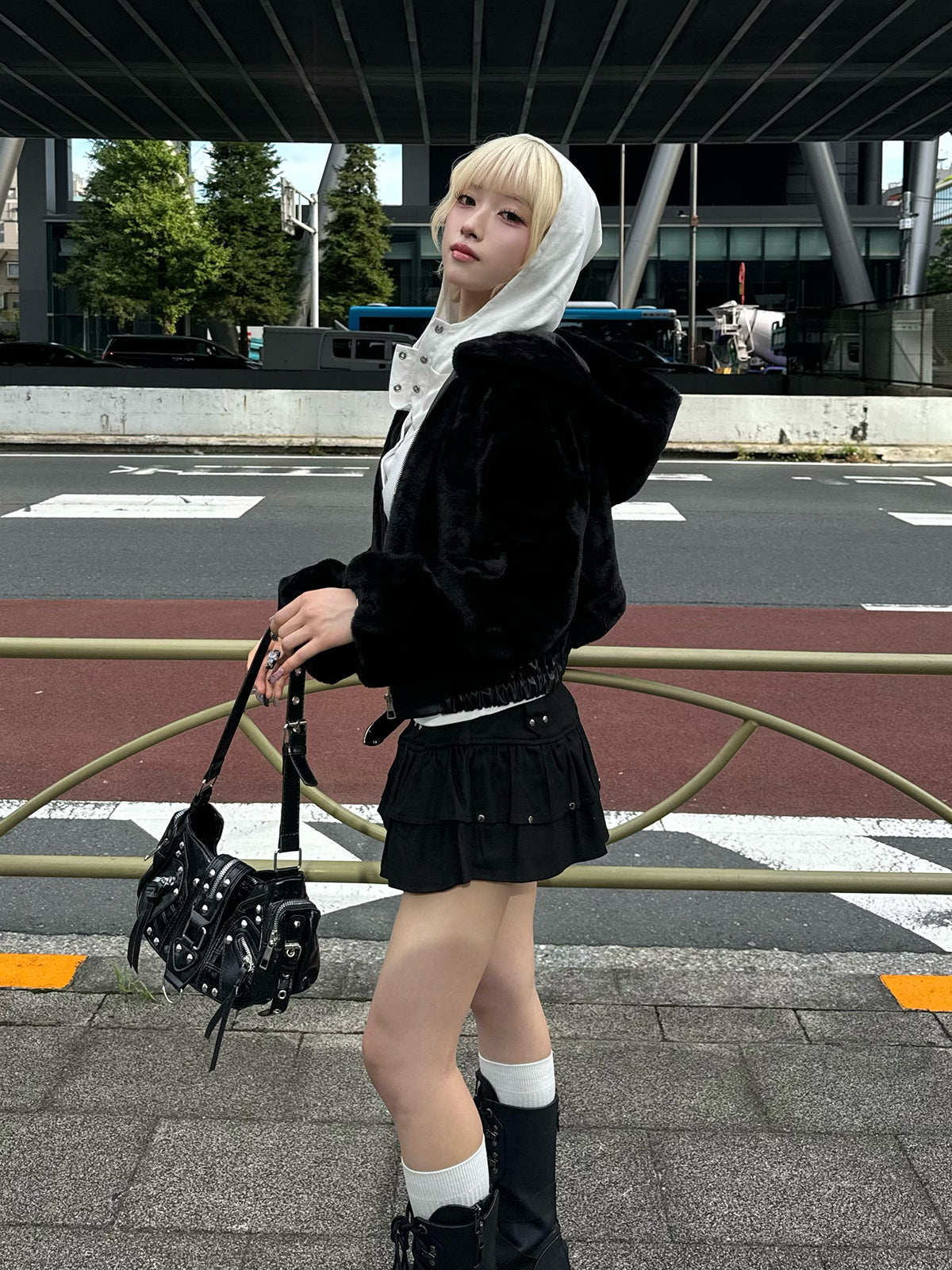 ファータッチフーディーブルゾン