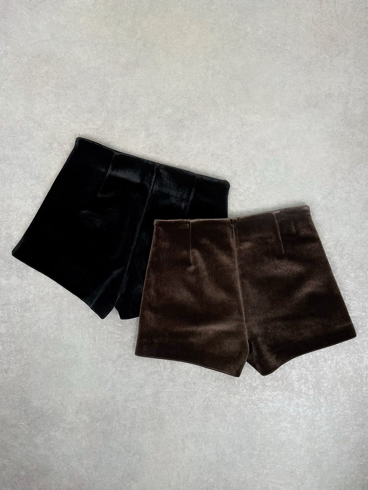 Velour shorts