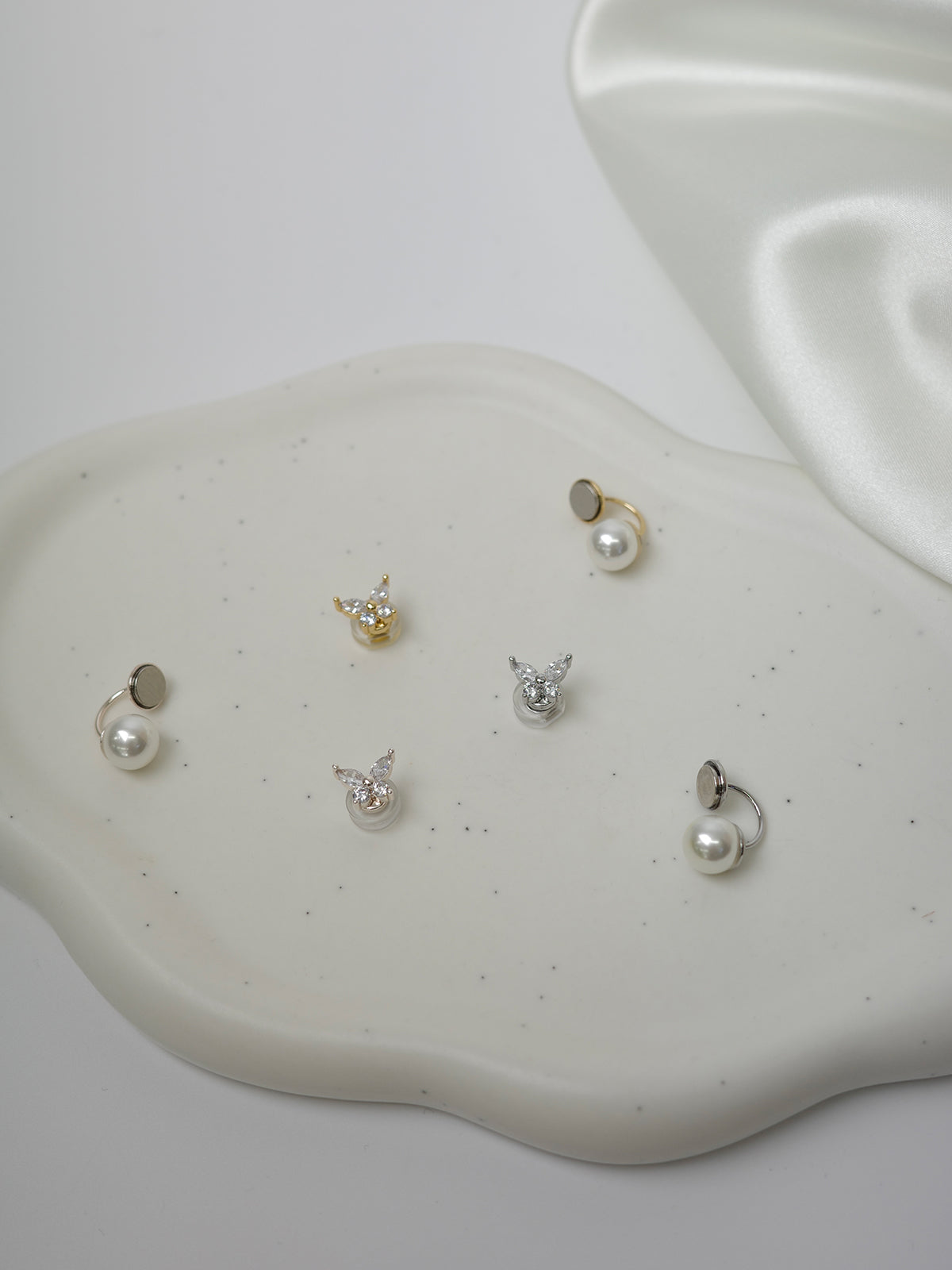 2wayバタフライマグネットピアス