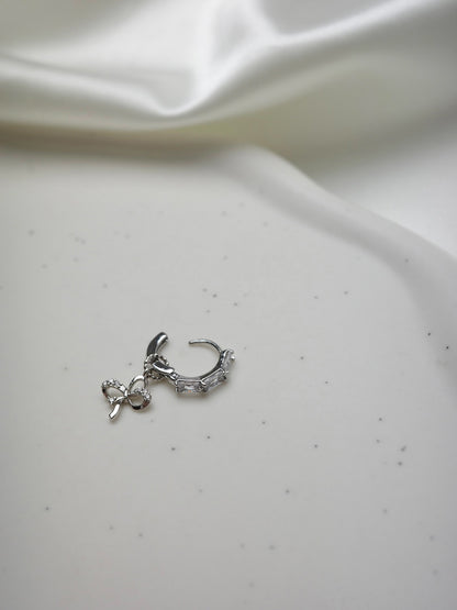 ハーフエタニティワンタッチピアス