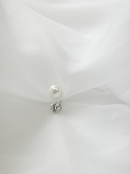 2wayパールマグネットピアス