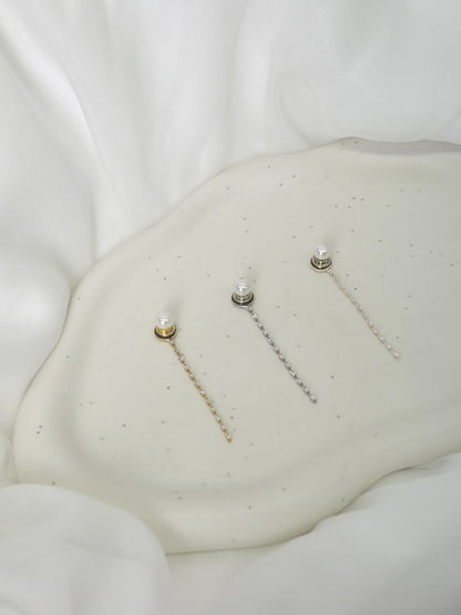 2wayルミチェーンマグネットピアス