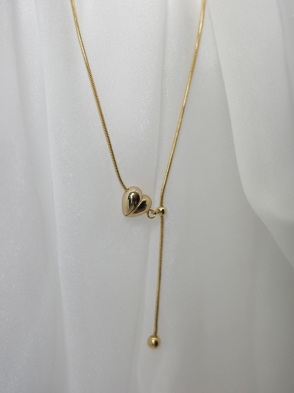 ハートラインネックレス