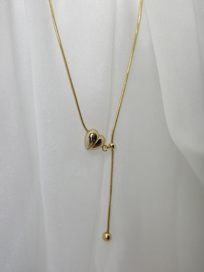 ハートラインネックレス
