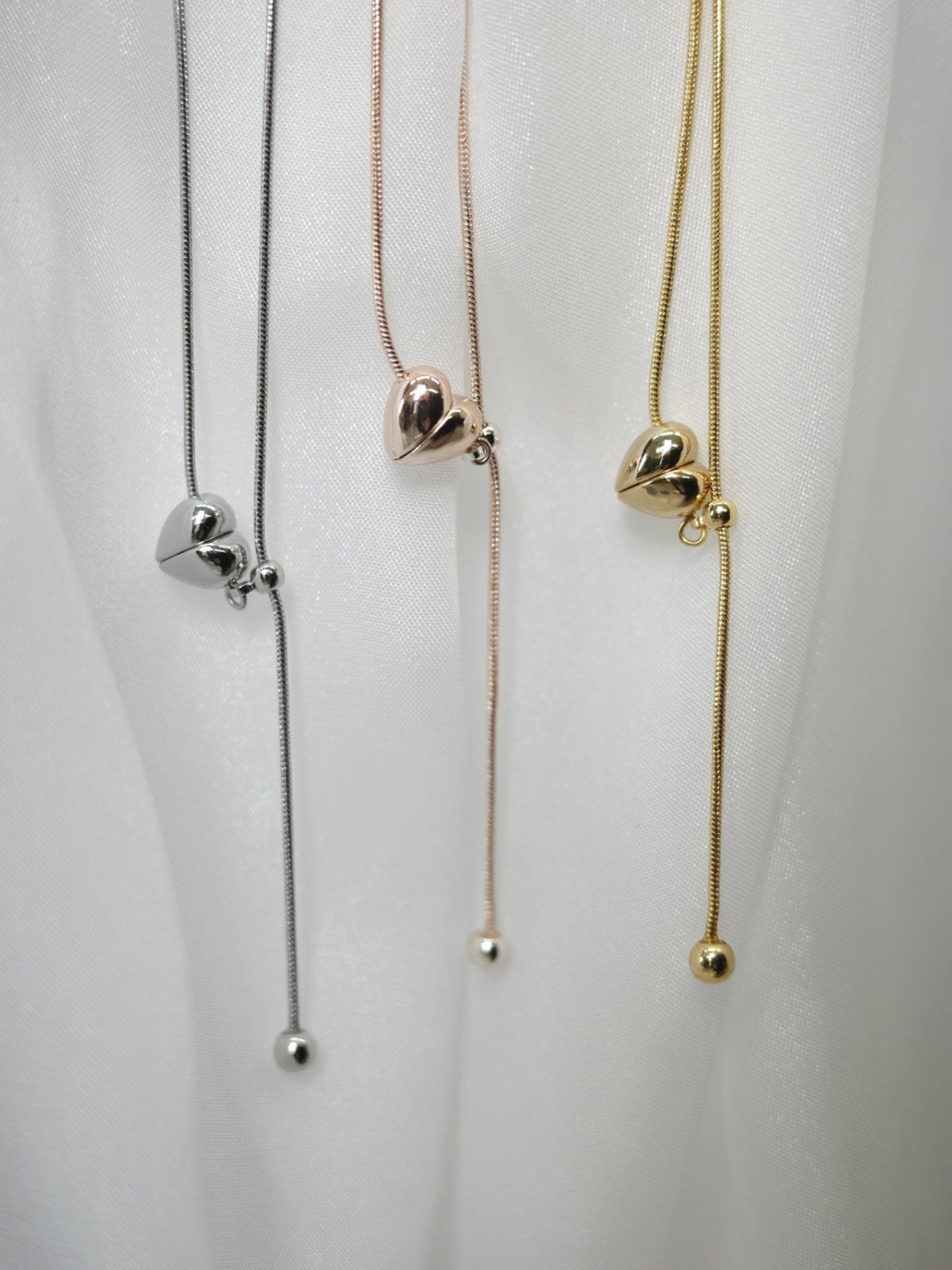 ハートラインネックレス