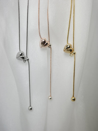 ハートラインネックレス